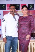 Kareena Kapoor, Ajay Devgan at Singham Returns Promotional Event in Mumbai on 8th Aug 2014